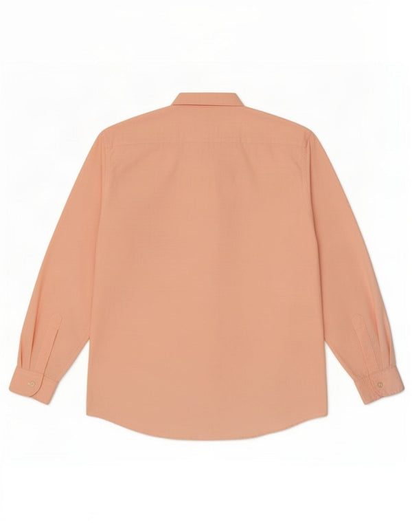 Rifle Mens Shirt Small Orange Cotton