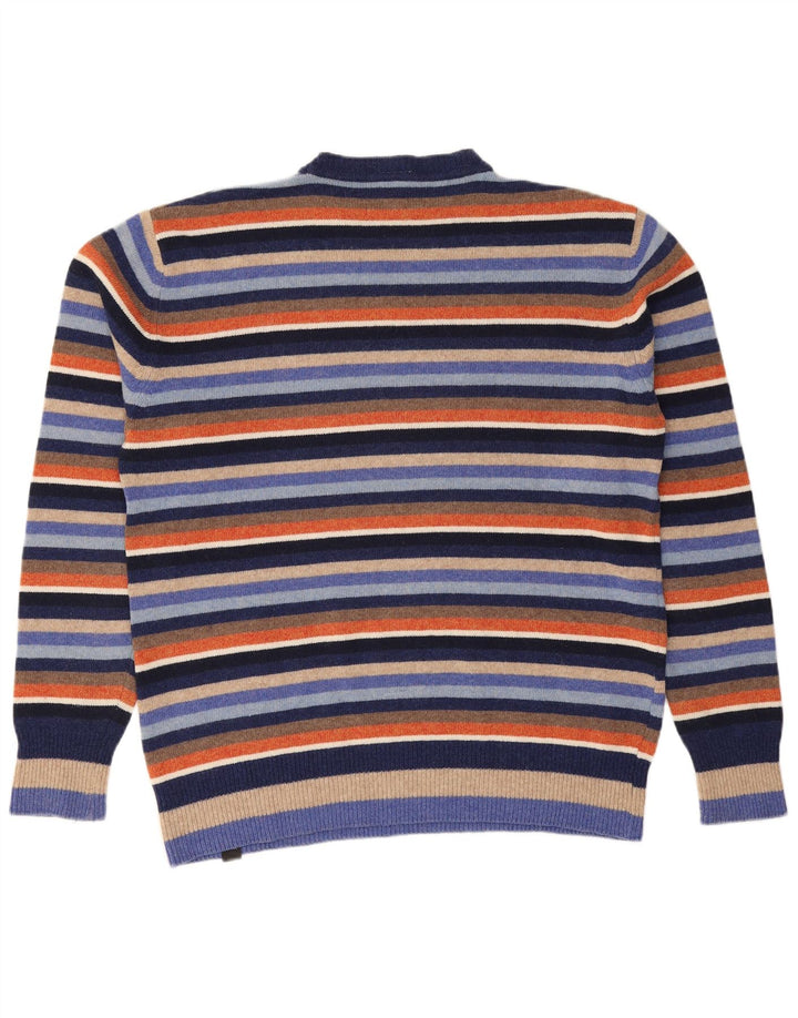 Ανδρικό πουλόβερ CONVERSE Crew Neck Jumper XL Πολύχρωμο ριγέ μαλλί