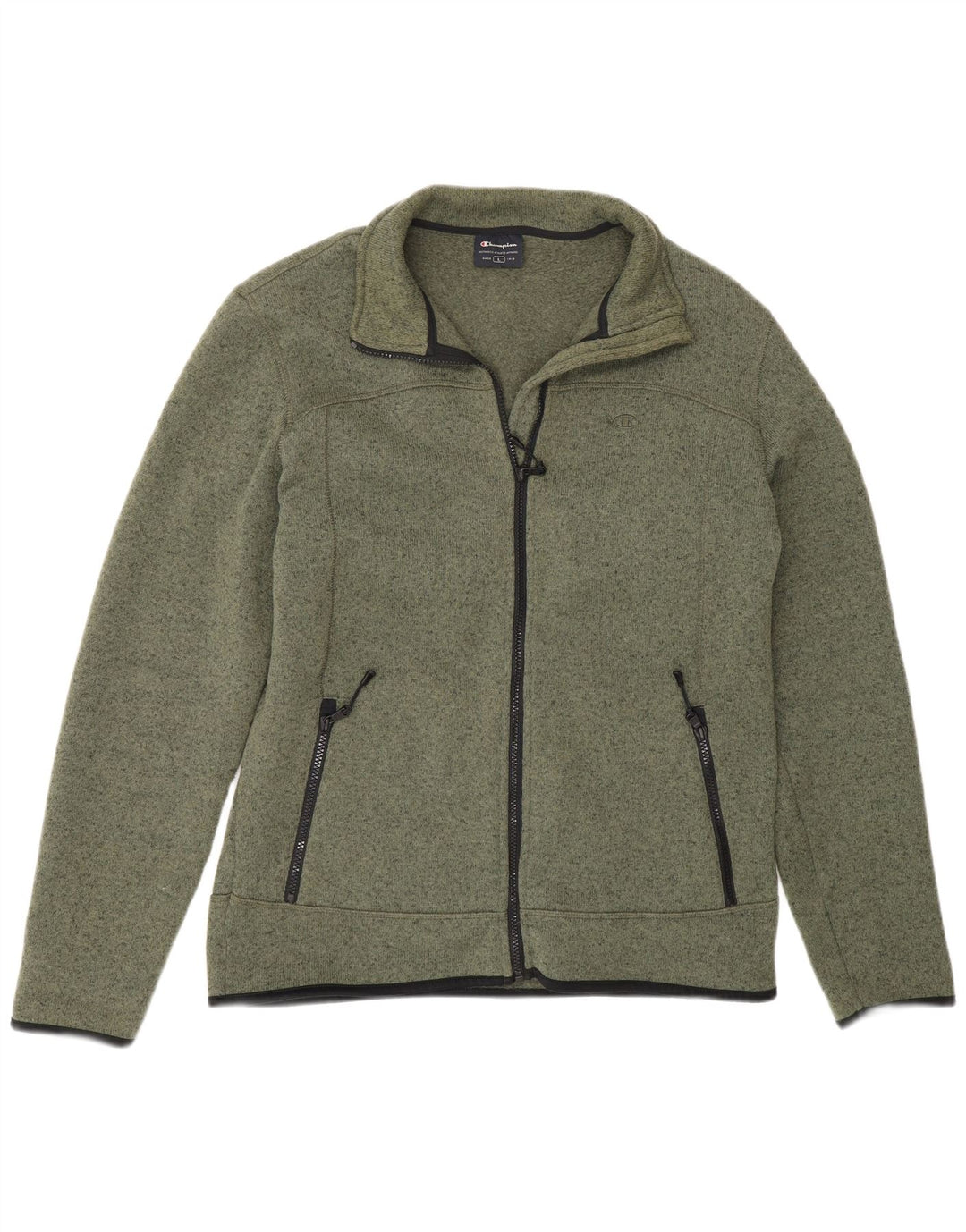 Ανδρική αθλητική φόρμα Champion Top Jacket Μεγάλο χακί από πολυεστέρα