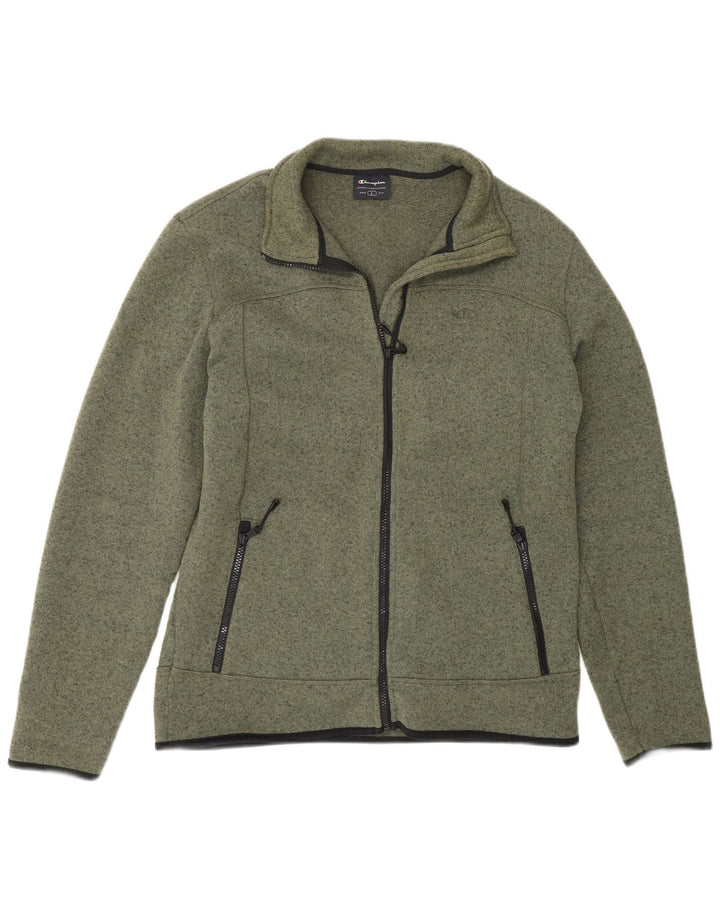 Ανδρική αθλητική φόρμα Champion Top Jacket Μεγάλο χακί από πολυεστέρα