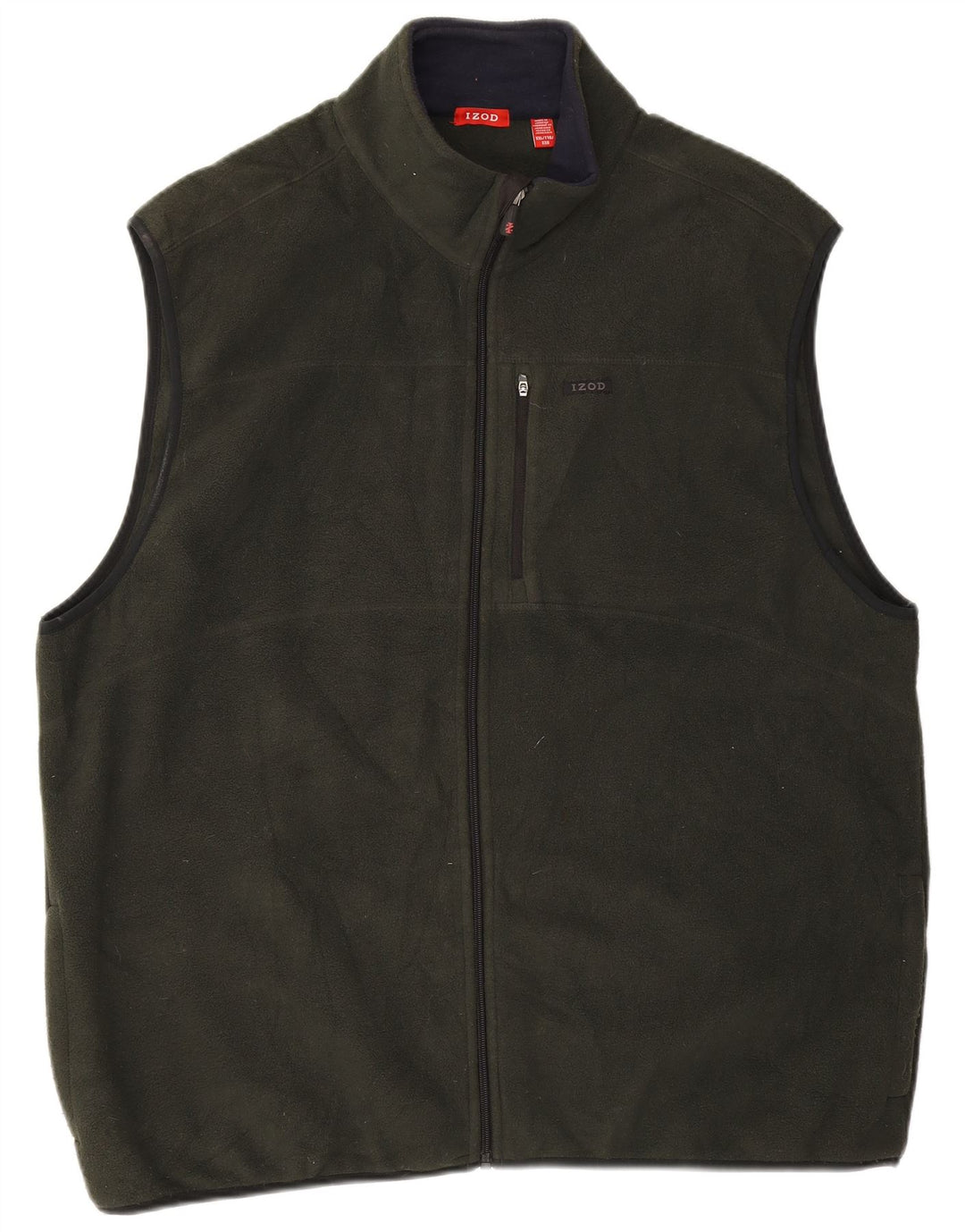 IZOD Ανδρικό Fleece Gilet UK 44 2XL Χακί Πολυεστέρας