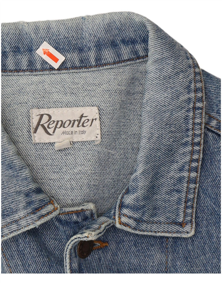 REPORTER Ανδρικό τζιν μπουφάν UK 38 Medium Blue