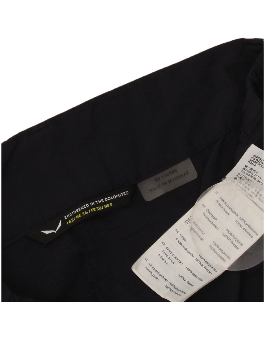 SALEWA Γυναικείο Σορτς Cargo IT 42 Medium W30 Navy Blue Polyamide