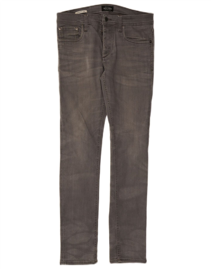 Jack & Jones Γυναικεία Tim Slim Jeans W30 L32 Grey