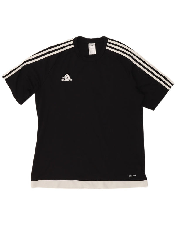 Ανδρικό T-Shirt Adidas Top Large Μαύρο Πολυεστέρας
