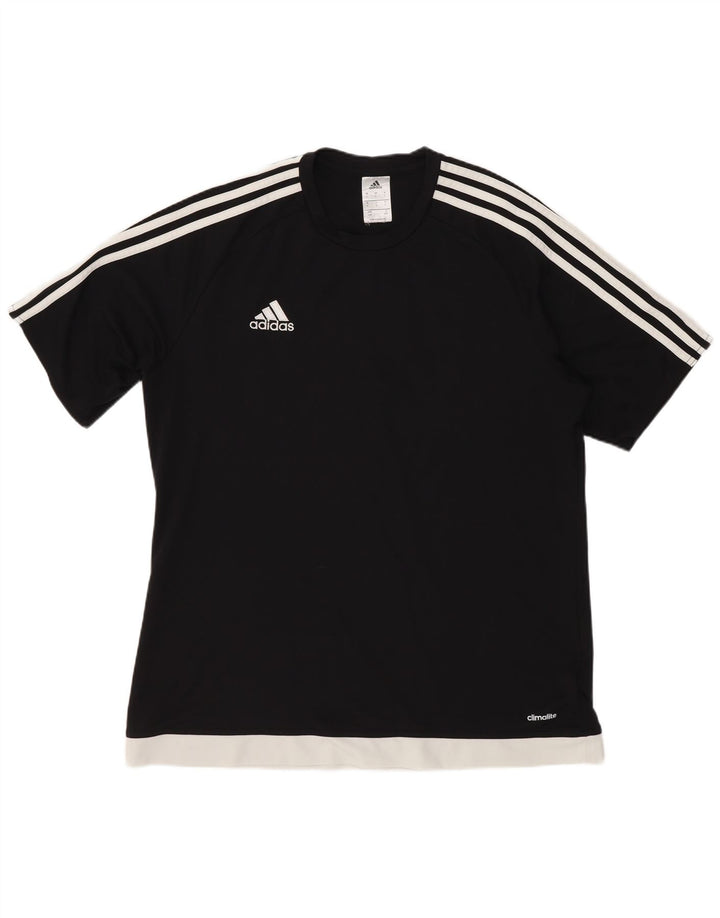 Ανδρικό T-Shirt Adidas Top Large Μαύρο Πολυεστέρας