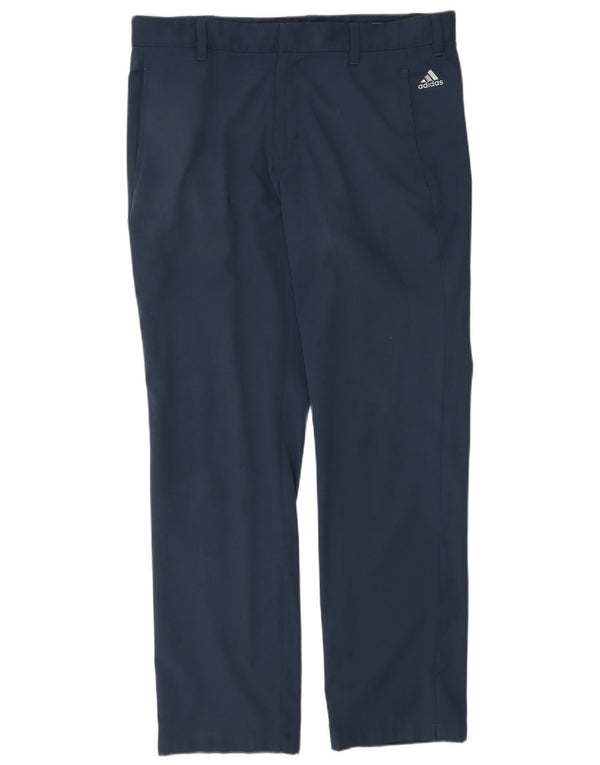 Ανδρικό παντελόνι Chino Adidas Regular Fit W34 L32 Navy Blue Polyester Sports
