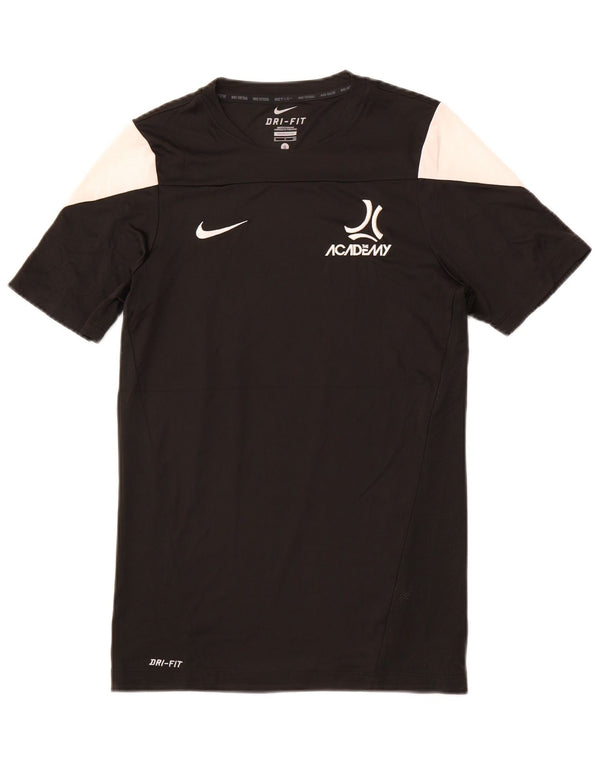 Ανδρικό μπλουζάκι NIKE Top Small Black Colourblock Polyester Sports