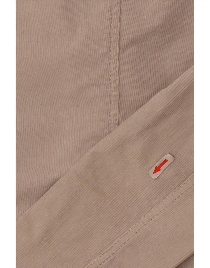 Armani Jeans Γυναικείο μπουφάν με 3 κουμπιά κοτλέ Blazer UK 12 Medium Grey