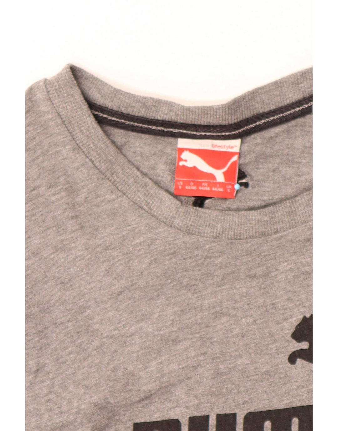Ανδρικό γραφικό μπλουζάκι Puma Top Small Grey Flecked
