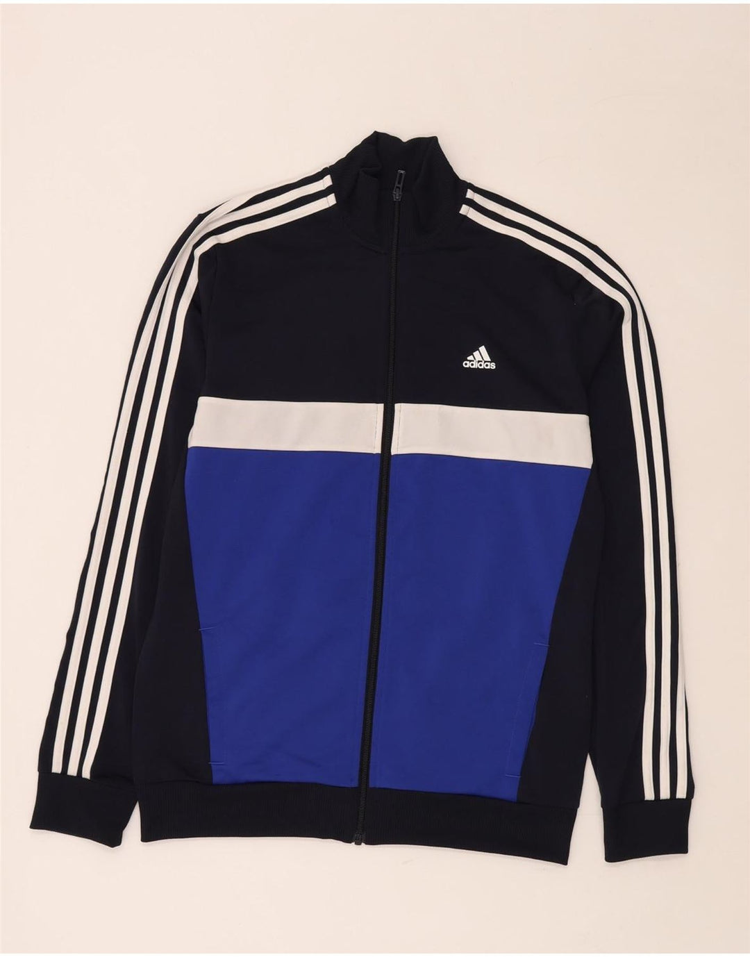 ADIDAS Boys Aeroready αθλητική φόρμα μπουφάν 15-16 ετών Navy Blue