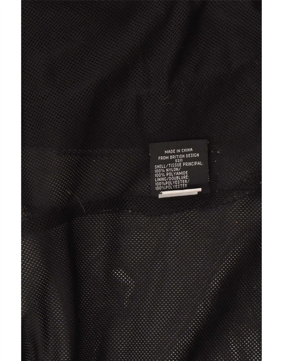 Superdry γυναικείο μπουφάν με κανονική εφαρμογή αντιανεμικό UK 16 μεγάλο μαύρο νάιλον