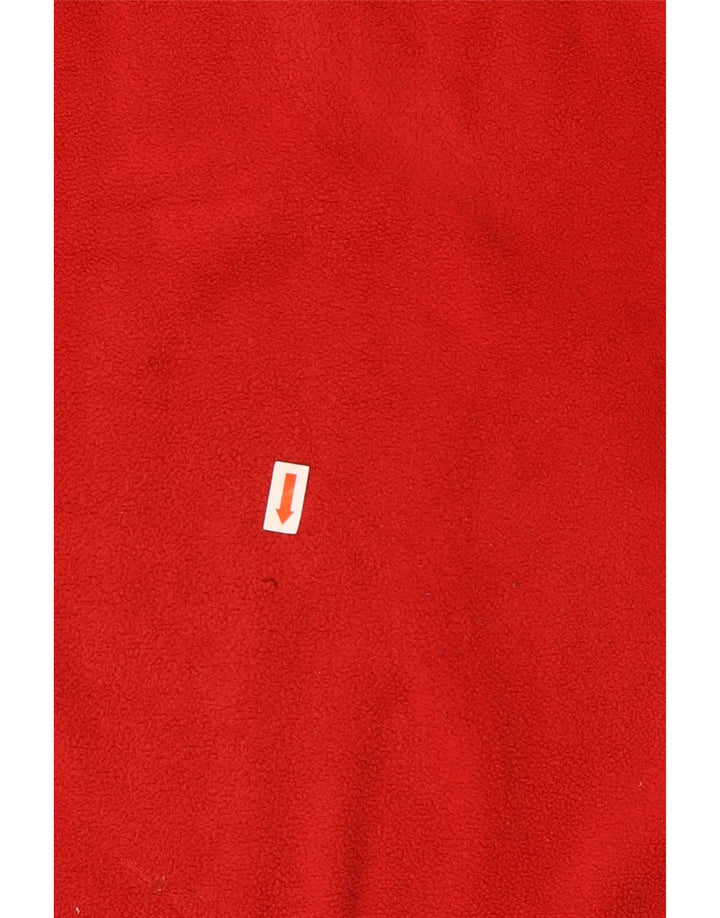 TOG 24 Ανδρικό φερμουάρ Fleece Jumper 2XL Κόκκινο Πολυεστέρας