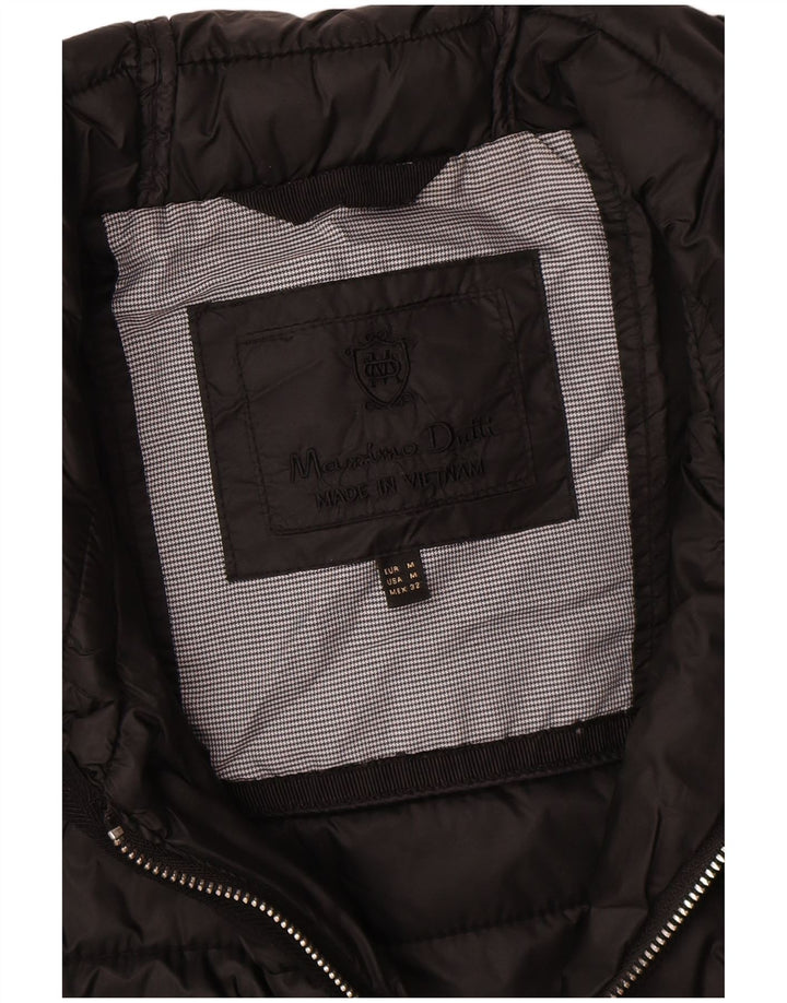 Massimo Dutti Γυναικείο μπουφάν με κουκούλα UK 14 Medium Black