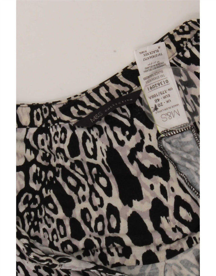 Marks & Spencer Γυναικεία μπλούζα τοπ UK 20 2XL πολύχρωμη ζωϊκή εκτύπωση