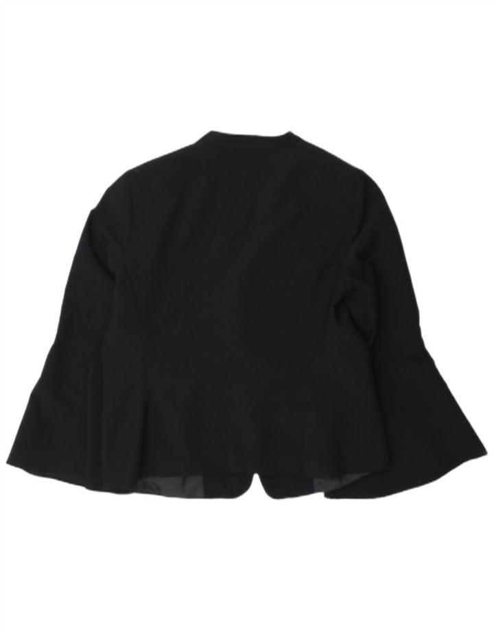 Oasis Γυναικείο Open Blazer Jacket UK 16 Large Black Polyester