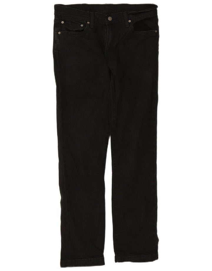 Levi's Mens 511 Slim Jeans W32 L30 Μαύρο βαμβακερό