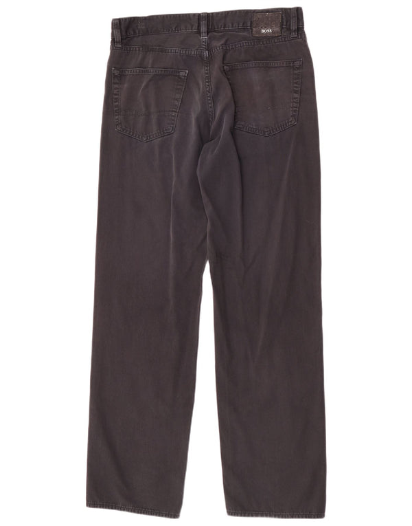 Ανδρικό τζιν ίσιο Hugo Boss W32 L32 Μαύρο