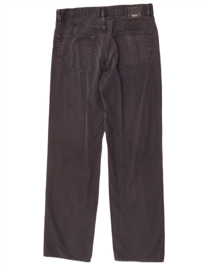 Ανδρικό τζιν ίσιο Hugo Boss W32 L32 Μαύρο