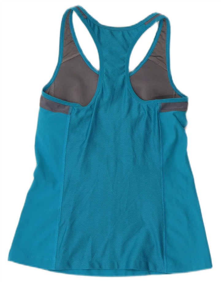 Γυναικείο γραφικό γιλέκο NIKE Dri Fit Top UK 12 Medium Blue Colourblock