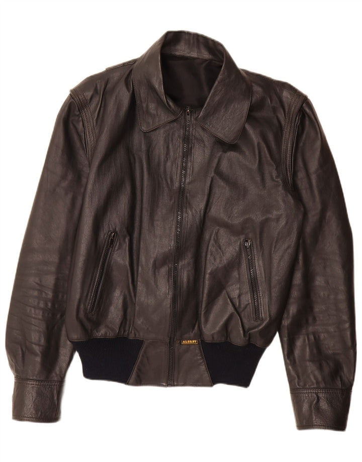 Albert Γυναικείο Δερμάτινο Μπουφάν UK 16 Large Brown