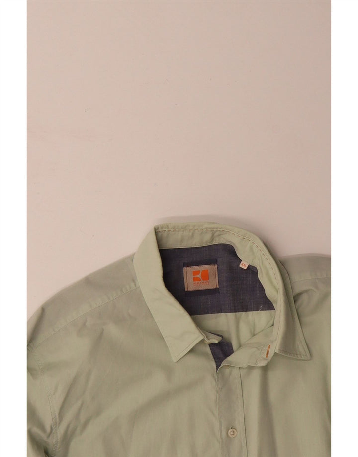 HUGO BOSS Mens Shirt 2XL Green
