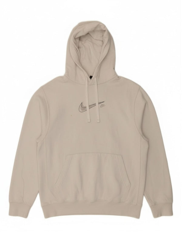 Ανδρικό γραφικό κουκούλα Nike, μικρό λευκό βαμβακερό