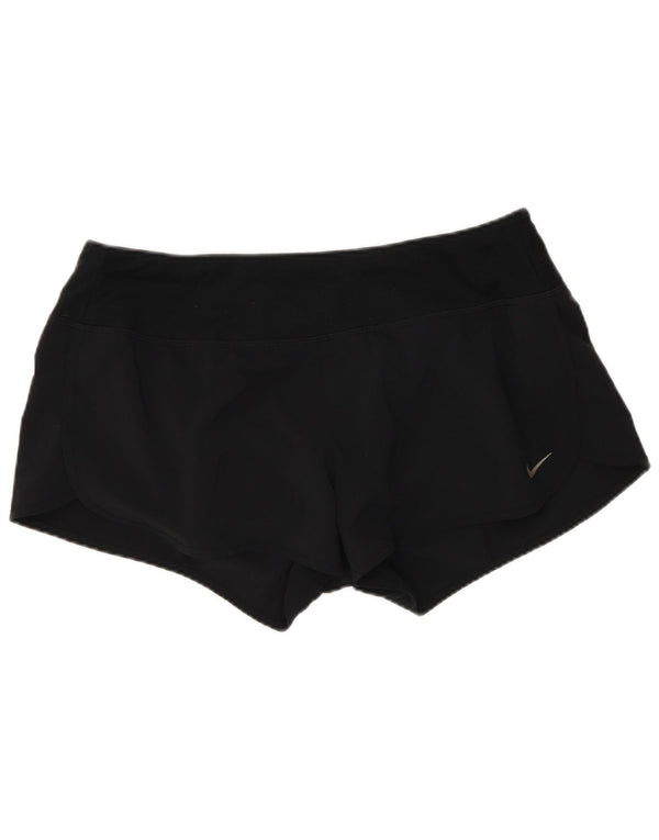 Γυναικείο αθλητικό σορτς Nike Dri Fit UK 14 μεσαίο μαύρο πολυεστέρα