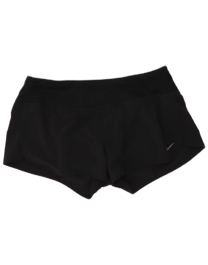 Γυναικείο αθλητικό σορτς Nike Dri Fit UK 14 μεσαίο μαύρο πολυεστέρα
