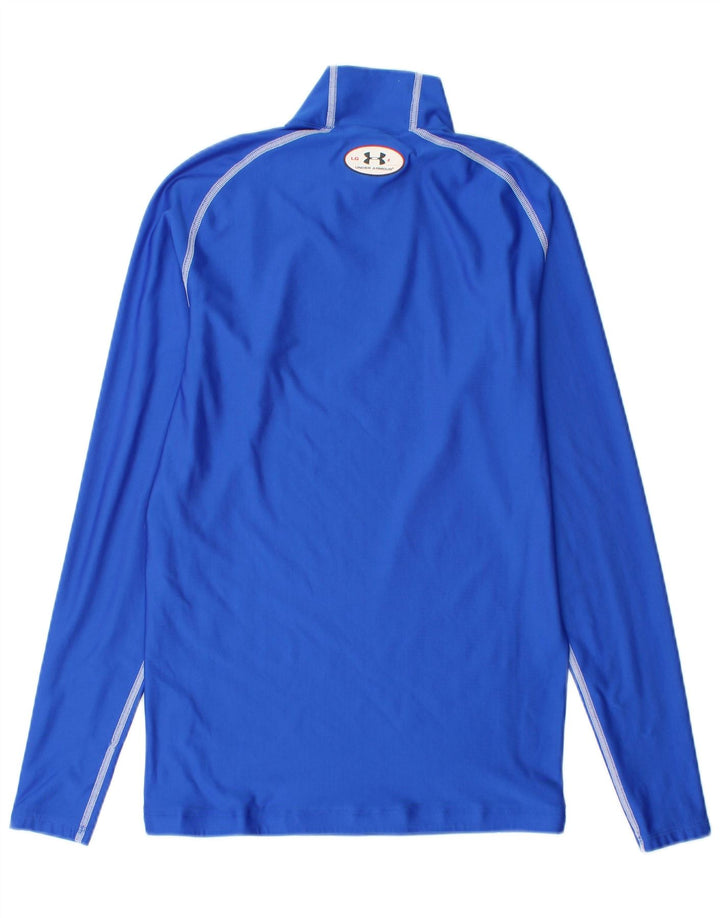 Ανδρικό παλτό κρύου εξοπλισμού UNDER Armour Μακρύ μανίκι μεγάλο μπλε πολυεστέρας