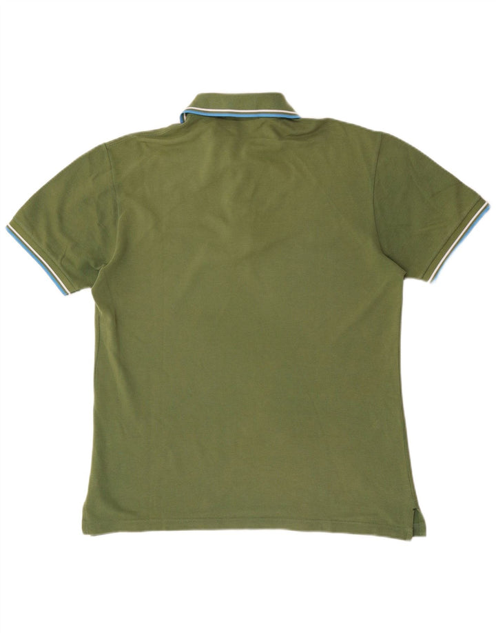 FRED PERRY Ανδρικό Πόλο Μπλουζάκι Μεσαίο Πράσινο Βαμβακερό