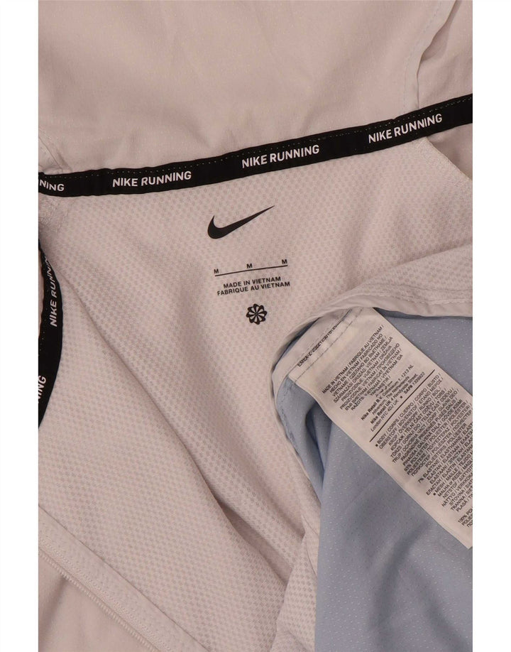 Ανδρική αθλητική φόρμα Nike με κουκούλα Μπουφάν μεσαίου μπλε χρώματος πολυεστέρας