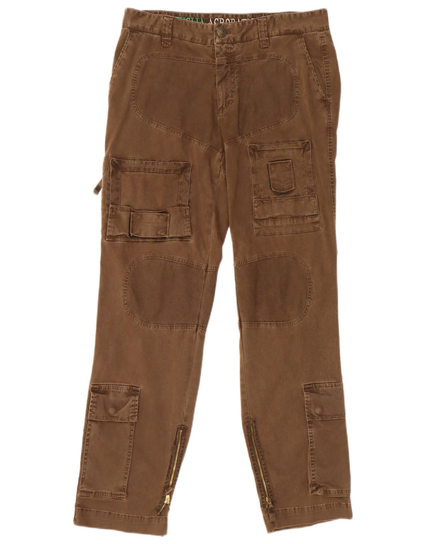 Vintage Ανδρικό ίσιο παντελόνι Cargo IT 50 Large W34 L32 Καφέ