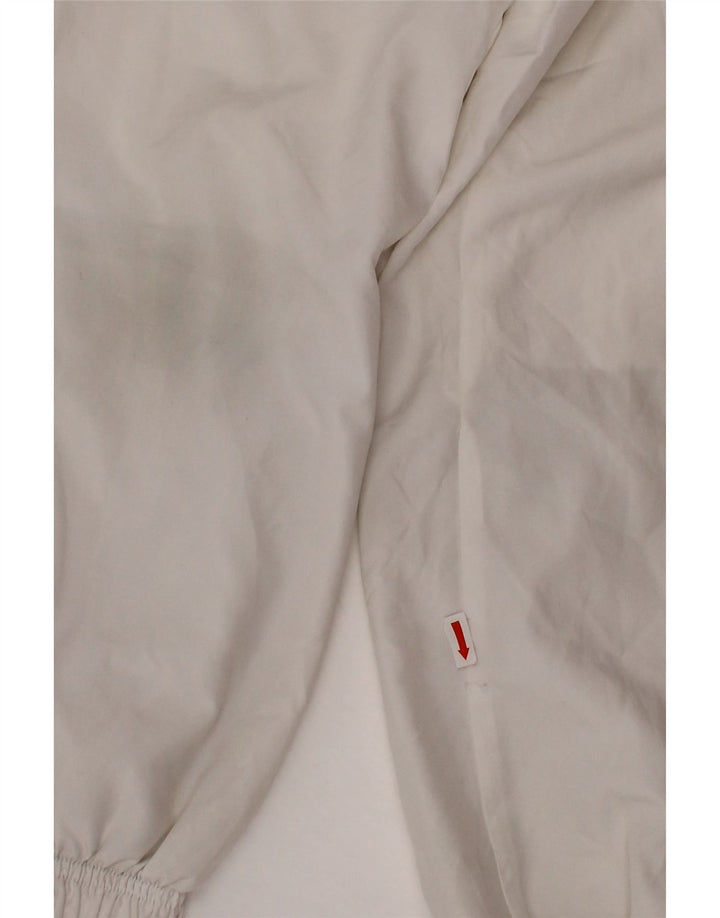 PUMA Boys Tracksuit Trousers Joggers 9-10 Years White Polyester