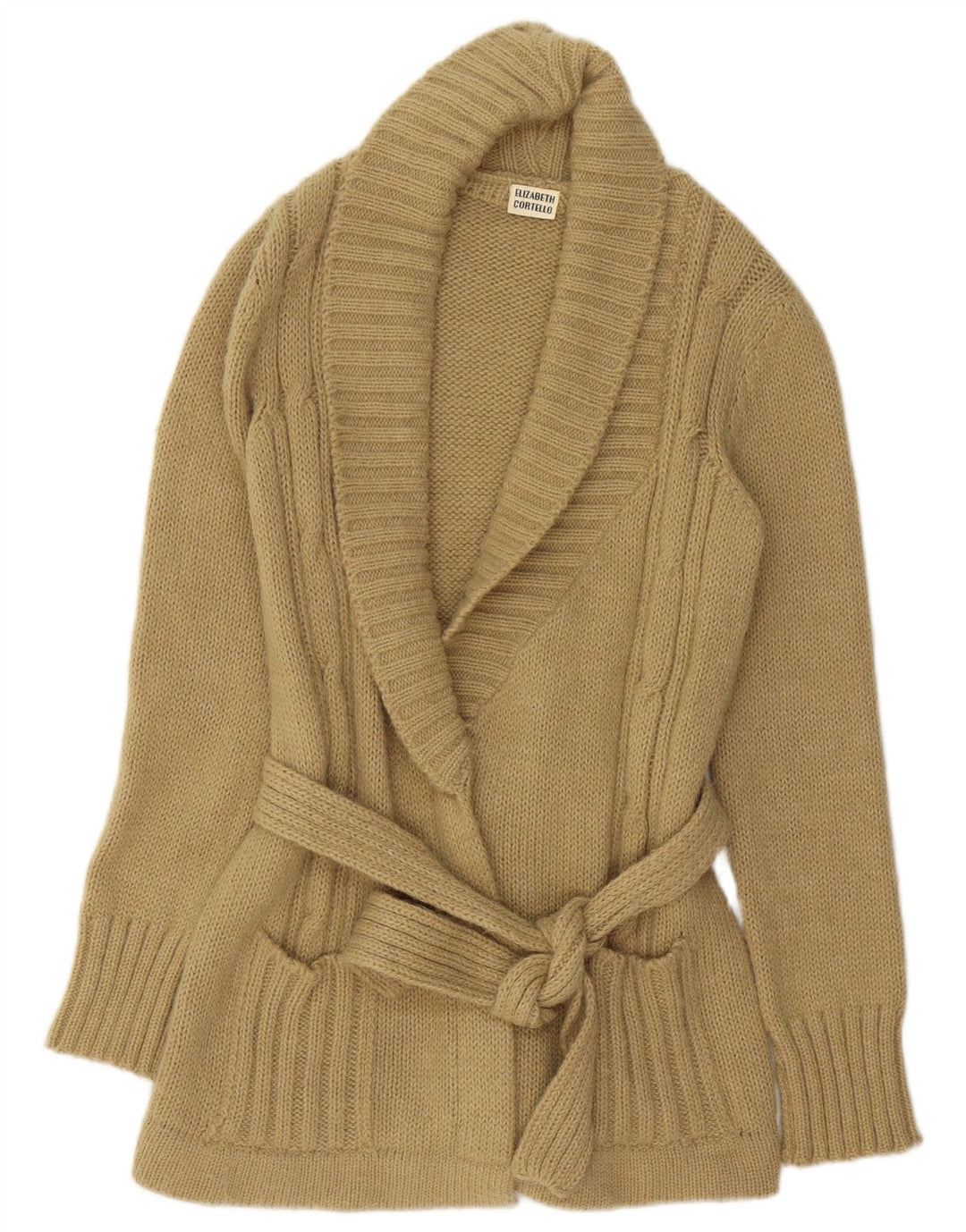 Γυναικείο Ζακέτα Longline VINTAGE UK 14 Medium Beige