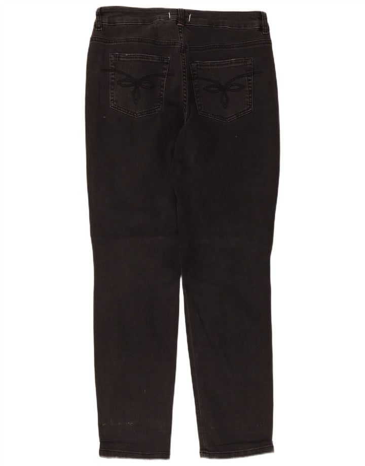 Ted Baker Womens Distressed Slim Jeans W28 L28 Μαύρο βαμβακερό