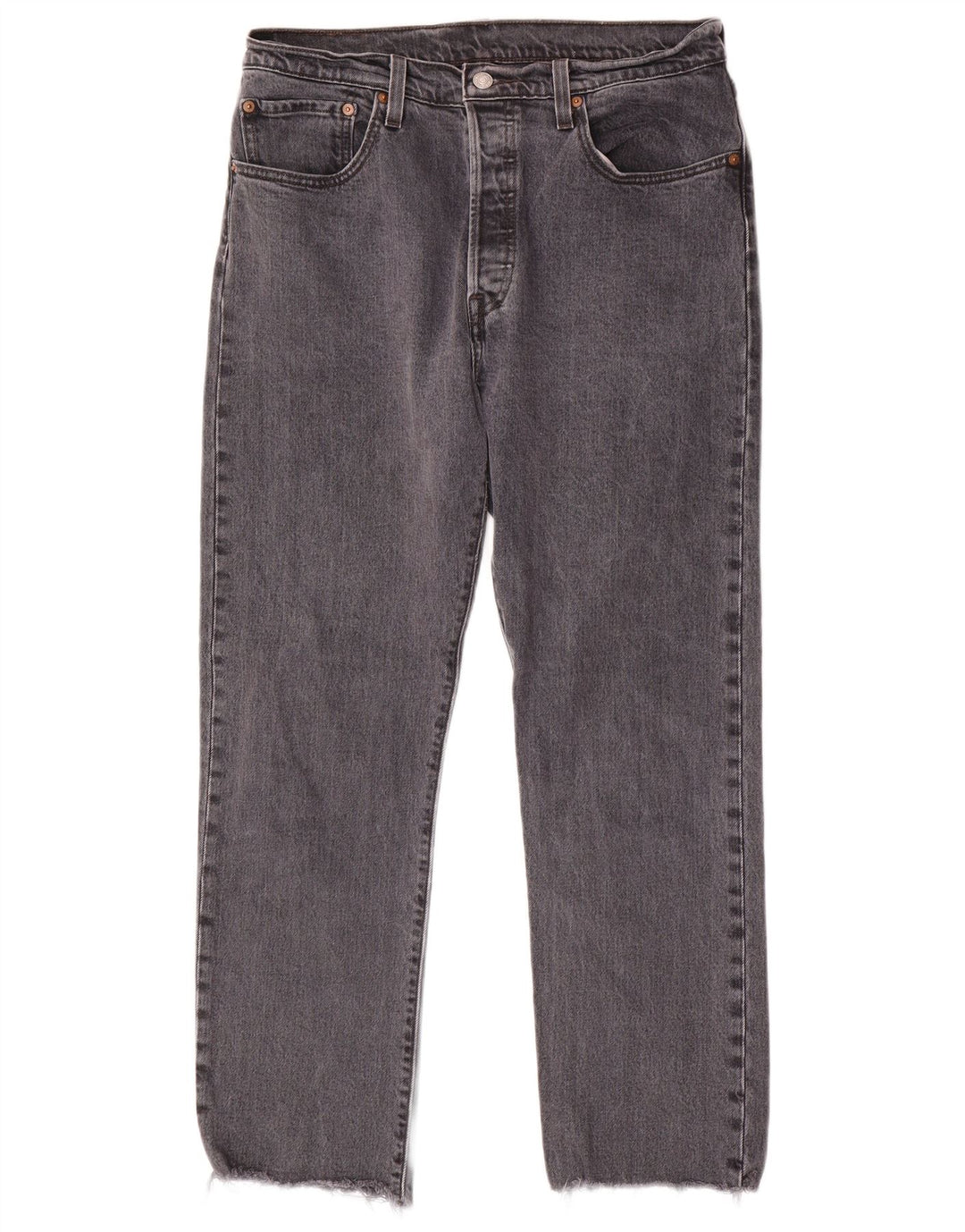 LEVI'S Ανδρικό τζιν 501 ίσιο W31 L28 Γκρι βαμβακερό