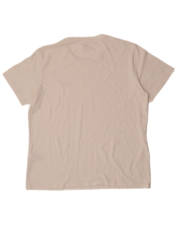 Ανδρικό μπλουζάκι Levi's Standard Top Large White Βαμβακερό