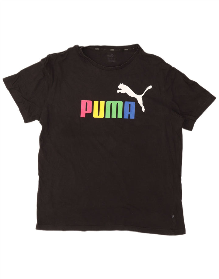 Ανδρικό γραφικό T-Shirt PUMA Top XL Μαύρο