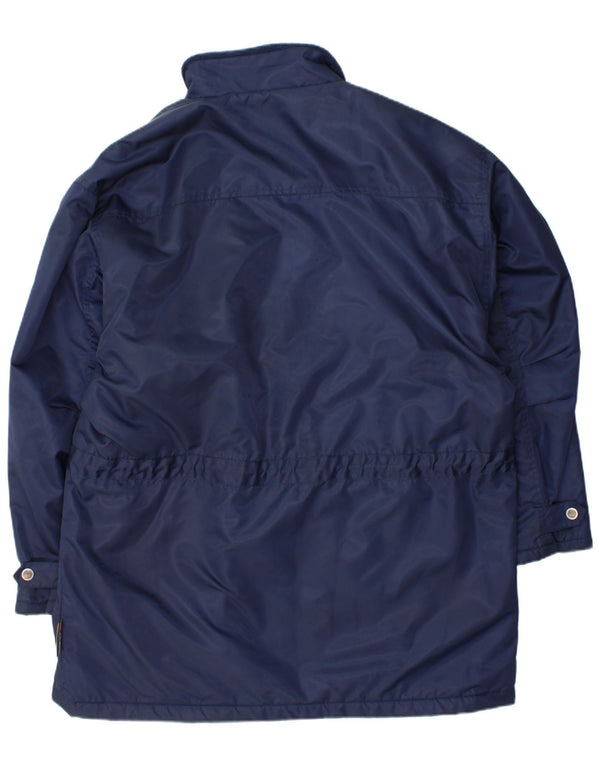 CANTERBURY Mens Windbreaker Coat UK 40 Large Navy Blue Nylon