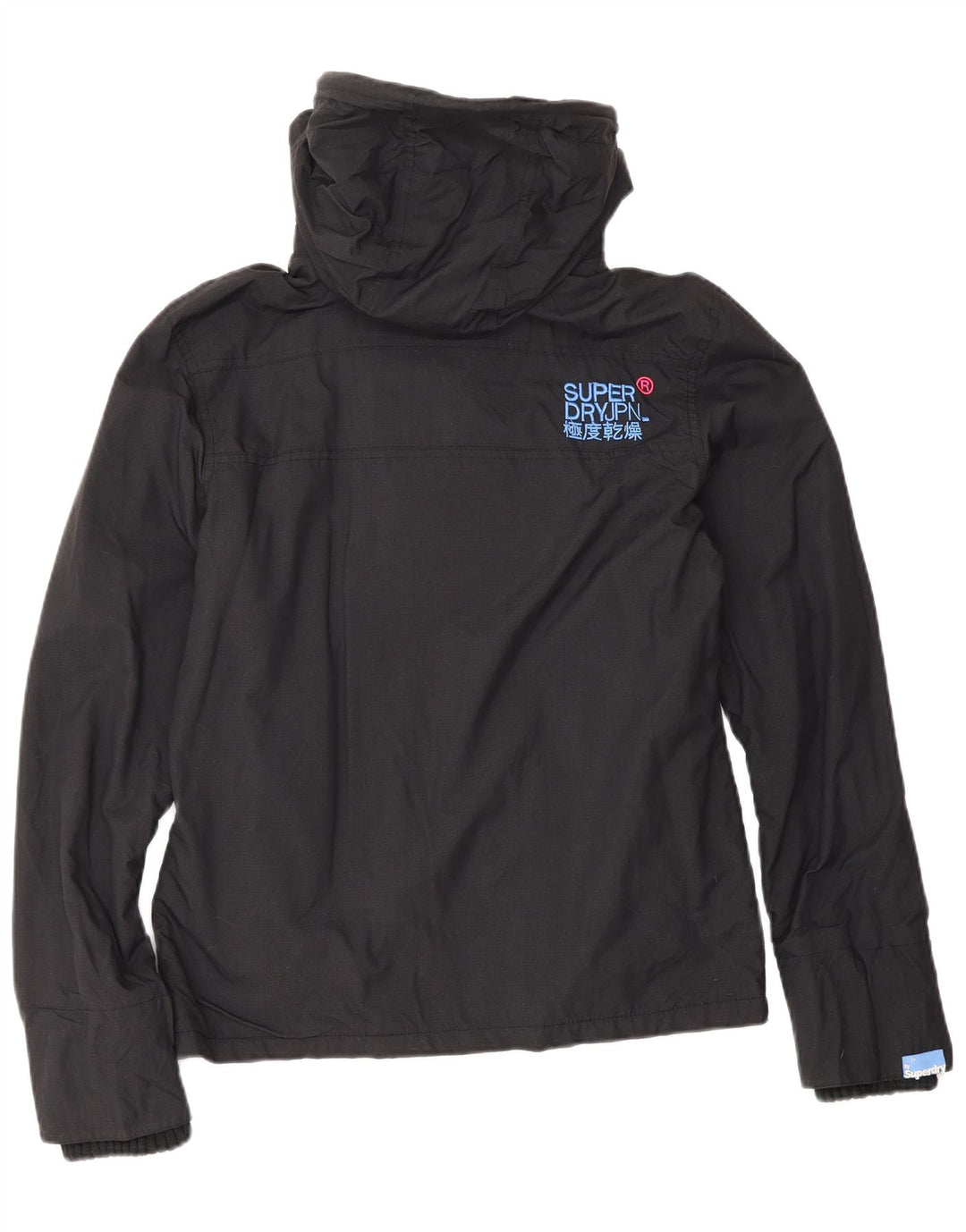 Superdry Γυναικείο Windcheater Graphic Windbreaker Jacket UK 10 Small Black