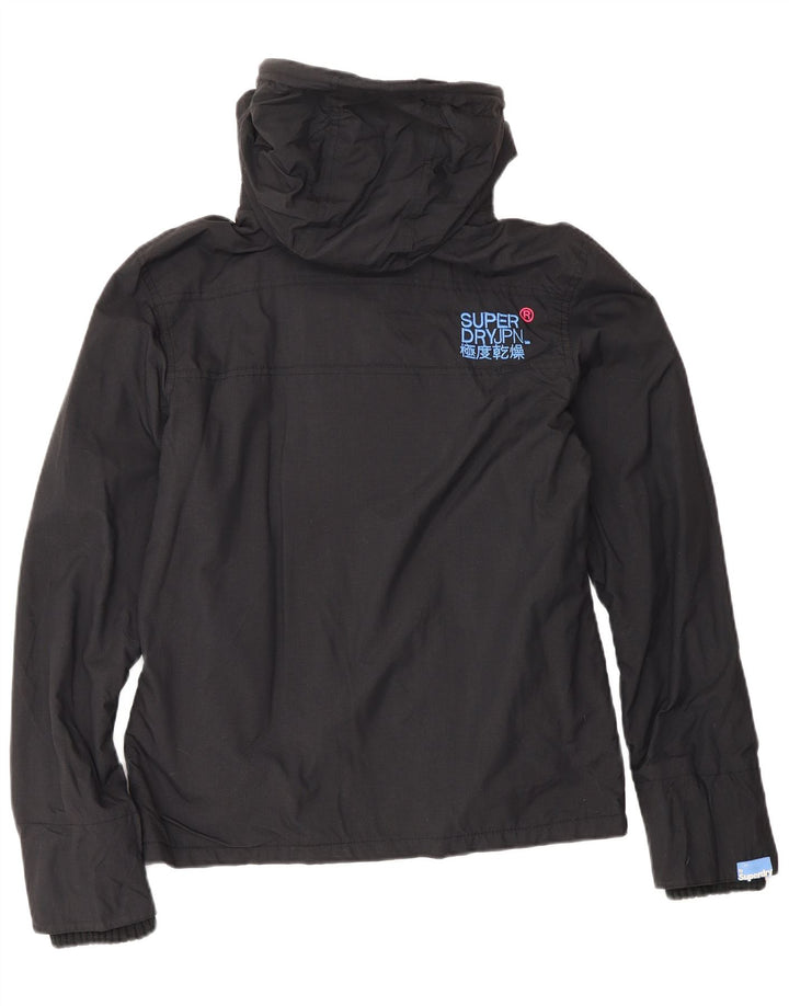 Superdry Γυναικείο Windcheater Graphic Windbreaker Jacket UK 10 Small Black