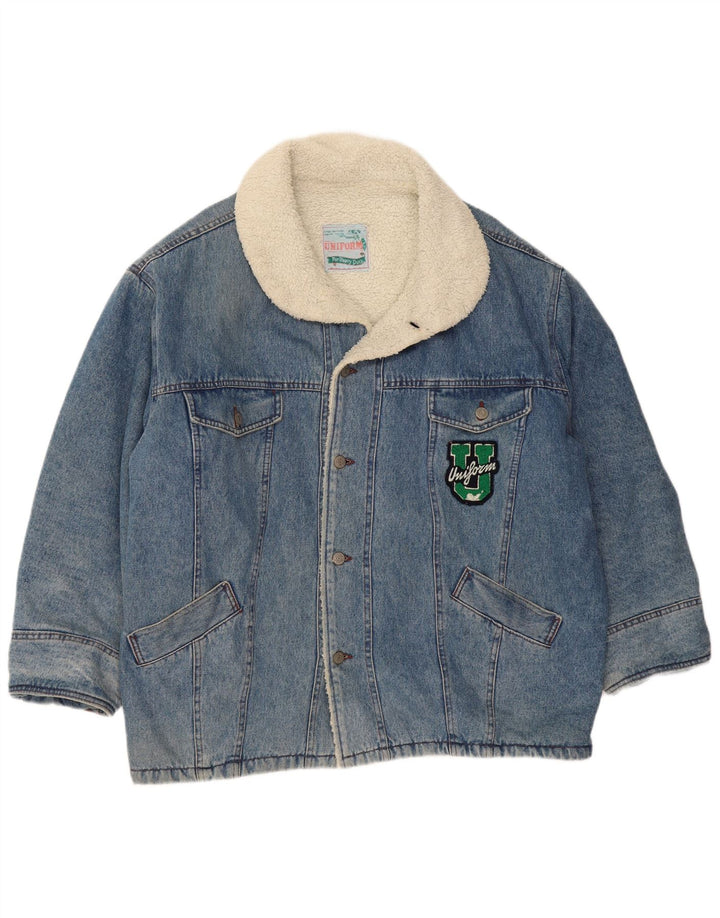 UNIFORM Ανδρικό Τζιν Σέρπα Μπουφάν UK 42 XL Μπλε