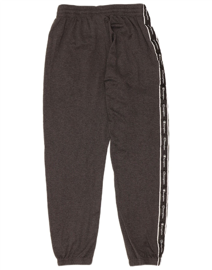 Champion Ανδρικά γραφικά αθλητικά παντελόνια Joggers XS Grey Polyester