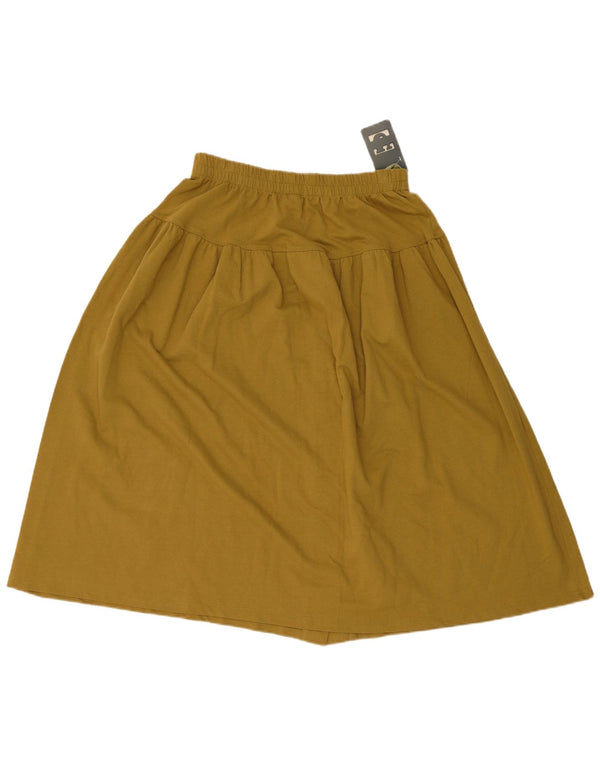 Vintage γυναικεία φούστα A-Line UK 44/46 Medium W32 Χακί βαμβακερή