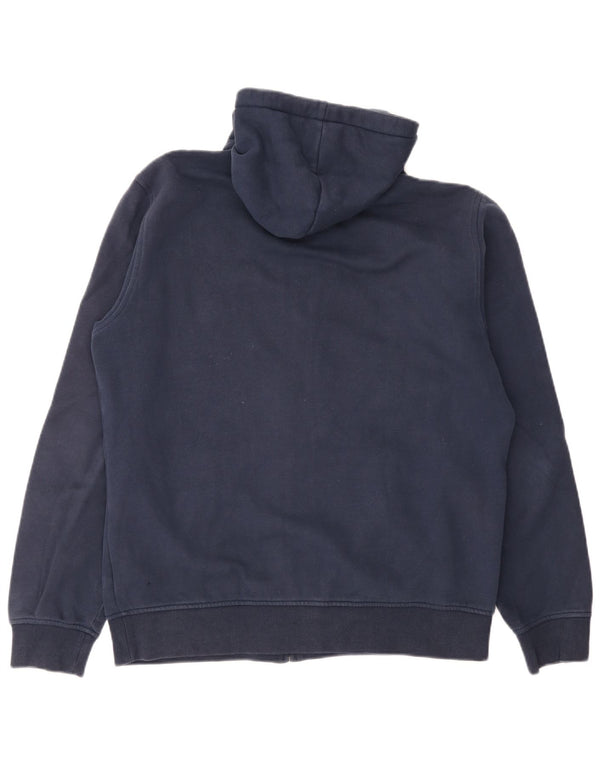 Ανδρικό πουλόβερ με κουκούλα με φερμουάρ Tommy Hilfiger Μεγάλο μπλε βαμβακερό