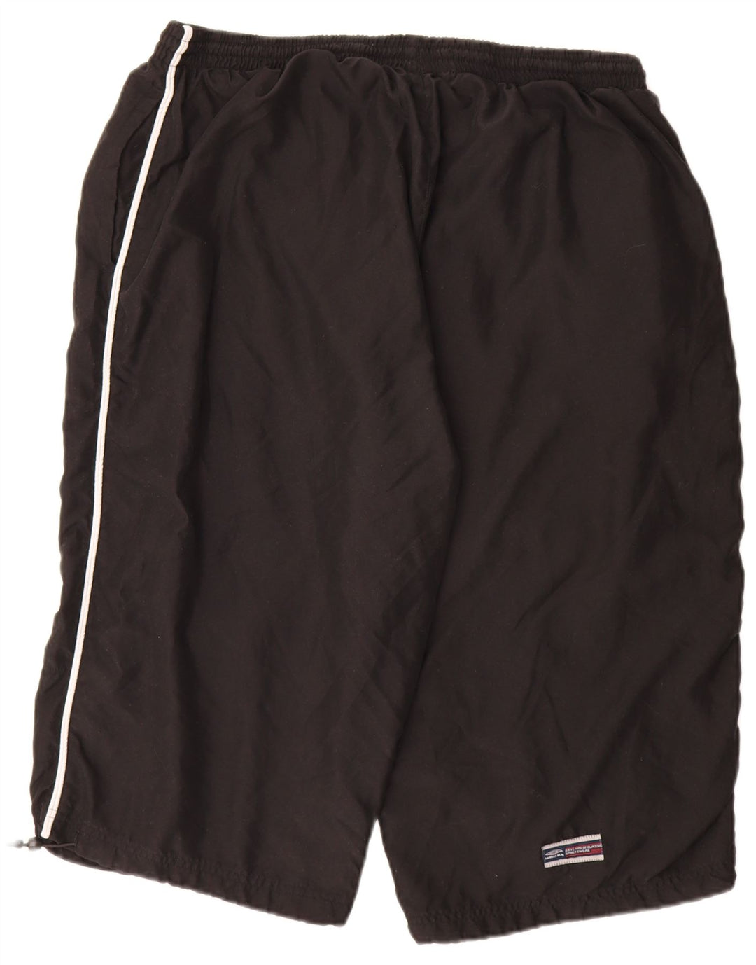 Ανδρικό αθλητικό σορτς βερμούδα UMBRO 2XL μαύρο πολυεστέρα