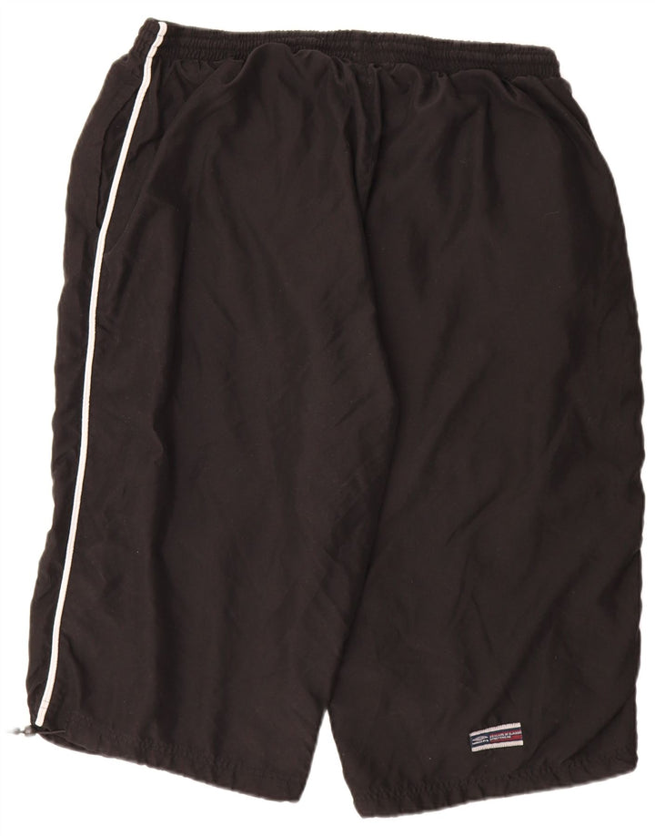 Ανδρικό αθλητικό σορτς βερμούδα UMBRO 2XL μαύρο πολυεστέρα