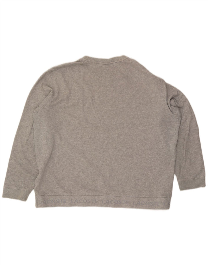 Ανδρικό φούτερ Lacoste Jumper Size 8 3XL Γκρι βαμβακερό