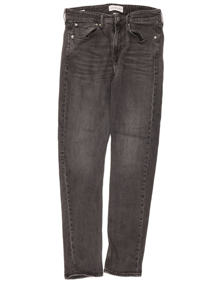 Calvin Klein Ανδρικό Slim Jeans W32 L32 Γκρι βαμβακερό